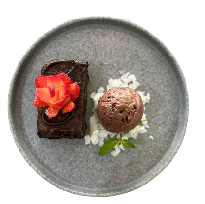 PASTEL DE CHOCOLATE KETO CON HELADO DE BROWNIE KETO PASTEL DE CHOCOLATE KETO CON HELADO DE BROWNIE KETO